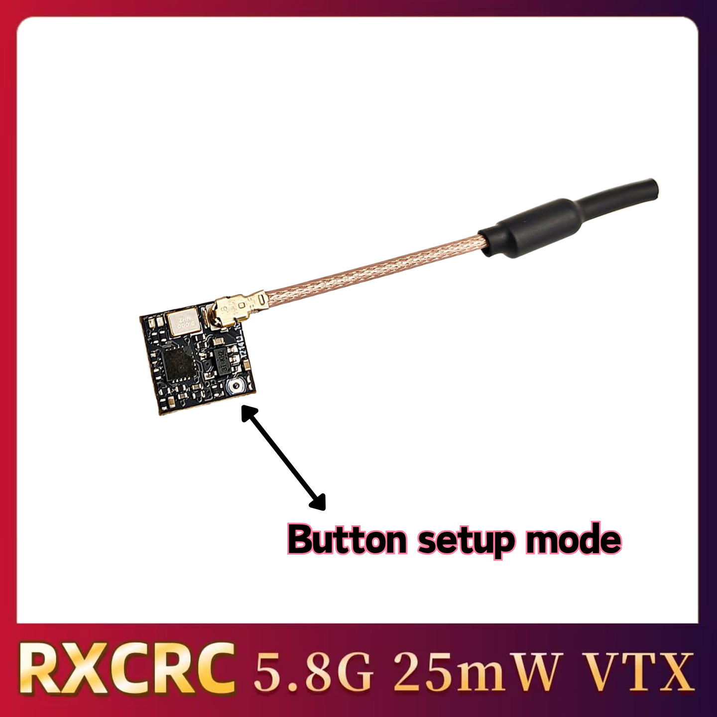 RXCRC 5.8GHz 48CH FPV 25mW Ana – Fpv Drone Transmitter Bewertung und Preis